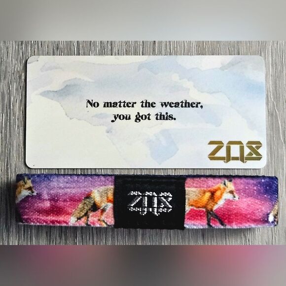 ZOX "LET IT SNOW" #1634 FOX EXCLUSIVE New Med SOLD OUT Collectible Wristband - Picture 2 of 6